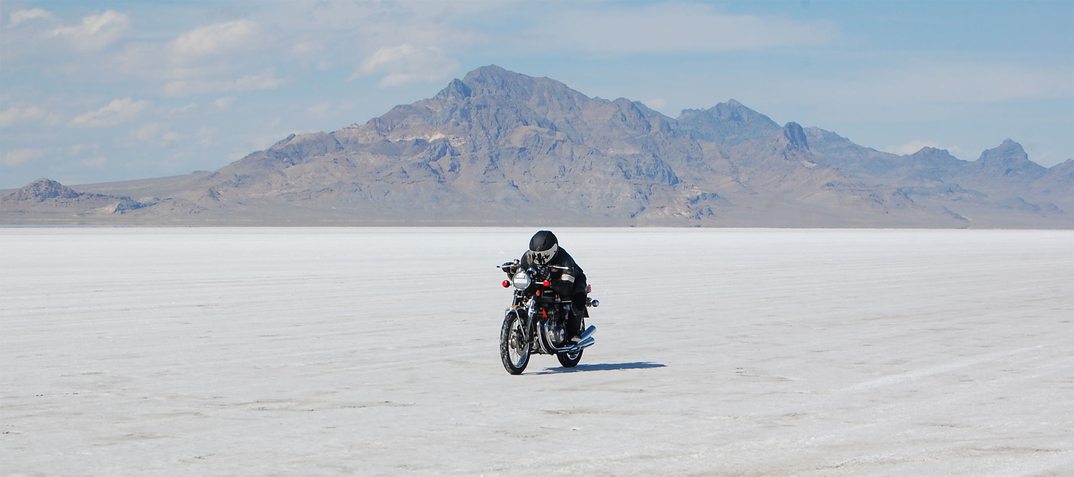 Dream achieved on the Bonneville Salt Flats